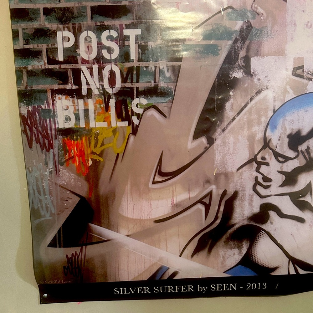 SILVWR SURFER BY SEEN 2013 ( god father of Graffiti Art)